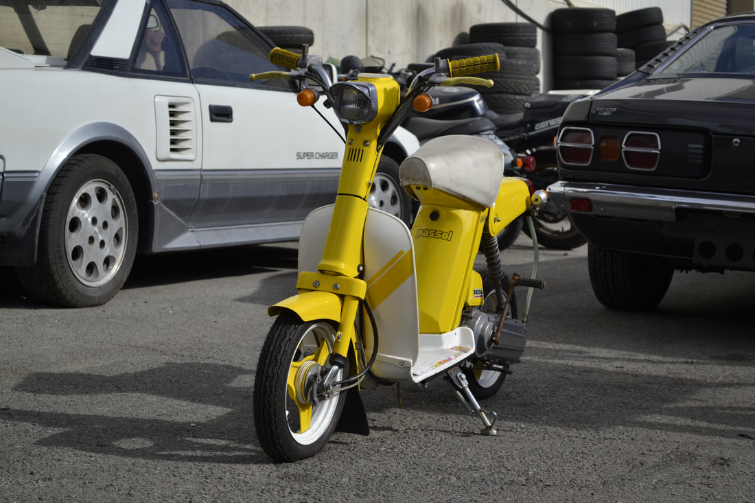 retro scooter export japan honda tact dio squash